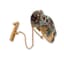 SILVER, 18K YELLOW GOLD, DIAMOND, TURQUOISE, GARNET, EMERALD ‘MOOR’ BROOCH