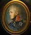 DOMENICO BOSSI (1765-1853)
Miniature portrait of Alexander I, Emperor of Russia (1777-1825) in general's black uniform with ribbon and star of the Order of Saint Andrew the First-Called