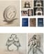 LUDMILA TCHERINA (1924-2004)
Exceptional collection of works by Ludmila Tcherina, including an original drawing of her monument to Europe, three of her passports, a lithograph, 1 double-sided drawing