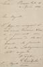 GARIBALDI (GIUSEPPE). 1807-1882.
Signed autograph letter to Enrico Negretti, in Italian.

GARIBALDI (GIUSEPPE). 1807-1882.
Lettre autographe signée à Enrico Negretti, en italien.