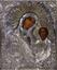 ICON IN BRASS OKLAD «OUR LADY OF KAZAN».
Russia, mid-XIX century.