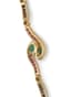 ‘SNAKES’ 14K YELLOW GOLD, DIAMOND, EMERALD, RUBY AND SAPPHIRE BRACELET