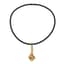 NECKLACE WITH SILVER-GILT PENDANT IN THE MANNER OF LALIQUE