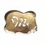 YELLOW GOLD BROOCH WITH ENGRAVED
INITIAL ‘M’