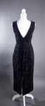 DOLCE & GABBANA
BLACK LAMBSKIN SLEEVELESS LONG DRESS