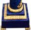 PAIR OF MAJESTIC ROYAL BLUE LAPIS LAZULI PEDESTALS AND VASES, EARLY XX CENTURY
NEOCLASSICAL STYLE