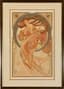 ALPHONSE MUCHA (1860-1939)
Lot of four lithographs- series 'Les Arts': Poetry, Dance, Painting, and Music