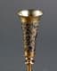 A RUSSIAN SILVER-GILT AND NIELLO CHAMPAGNE FLUTE
Maker’s mark NT, circa 1835-1840