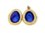 SET OF FOUR ‘EASTER EGGS’ SILVER-GILT ENAMEL AND GEMS PENDANTS