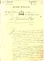 [ITALY]. Barthélémy-Louis-Joseph SCHERER. 1747-1804.
General, Minister of War. Letter signed to the paymaster general of the army in Milan. [ITALIE]. Barthélémy-Louis-Joseph...
