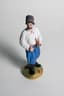 GARDNER’S PORCELAIN SCULPTURE ‘MALOROSS WITH A PIPE’
SERIES ‘PEOPLES OF RUSSIA’
Moscow, The Gardner porcelain factory, circa 1870-1890