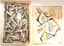 Arapov (XX century)
Two watercolour drawings:
(i) The concentration of angles will result in a clear upward movement forward.
(ii) The image formulated in fragmented words.