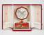 ART DECO STYLE TABLE CLOCK, CARTIER PARIS, 1980