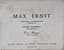 MAX ERNST (1891-1976)
Original lithograph on invitation to an exhibition of Max Ernst in Vence at the Galerie Alphonse Chave in 1970.
'Max Ernst, Frottages, lithographies, originaux pour Wunderhorn de Lewis Carroll.'
