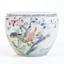 IMPORTANT CHINESE PORCELAIN FISHBOWL WITH BIRD DECORATION, CHINA, 18th – 19th century