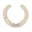 14K WHITE GOLD, DIAMOND AND PEARL NECKLACE