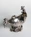 ROCAILLES STYLE SILVER SHELL-SHAPED VASE WITH TWO CUPIDS
Workshop of Konstantin Linke, Moscow, 1893