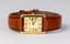 CARTIER ‘TANK MUST’ GUILDED SILVER, LEATHER WATCH