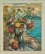 DAVID BURLIUK (1884-1956)
Flowers and fruits on the beach
