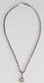 18K WHITE GOLD, DIAMOND RIVIERE NECKLACE