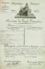 Alexandre BERTHIER. 1753-1815.
Marshal of the Empire, Major General, Prince of Neufchâtel, Prince of Wagram. PATENT OF SUB-LIEUTENANT. Signed piece. [B...