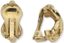 CHRISTIAN DIOR
VINTAGE GOLD-PLATED AND CRYSTAL EARCLIPS, CIRCA 1980S