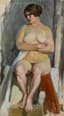 DIMITRI TOPORKOV (1885-1937)
Seated Nude