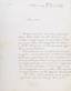 SUVOROV A.A. (1804-1882), AUTOGRAPH Letter addressed to Guillaume-Henri-Francois Castres de Tersac (1808 -?), a German historian and philologist.