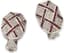 14K WHITE GOLD, DIAMOND AND RUBY EARRINGS