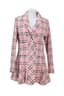 CHANEL BY KARL LAGERFELD CIRCA 1996
Vintage pink check jacket / summer coat
