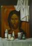 Yuri SIOMASH (1948 – 2010)
Christ oil on plywood Signature and date "90" at the bottom right 122.5 x 87 cm Христос Масло, фанера Подпись и дата « 9...