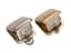LOT OF TWO VINTAGE SILVER AND SILVER-GILT TRAVEL POCKET CLOCKS