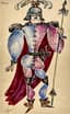 NIKOLAI KUZHELEV (1942-2017)
Costume design for a Knight for the S.Zayaitsky play 'Robin Hood'