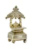 SILVER-GILT TROMPLE L’OEIL SALT CELLAR IN THE NEO-RUSSIAN STYLE «TEREMOK» 