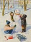 SERGEI GRIGORIEV (1910-1988)
Snowman on a winter day