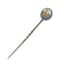 ANTIQUE SILVER AND MICROMOSAIC TIE PIN