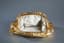 BOTTEGA VENETA
Gold metallic lambskin leather pouch