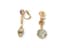 BVLGARI ‘PARENTESI’ 18K ROSE GOLD, AMETHYST AND PRASIOLITE PENDANT EARRINGS
