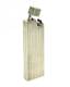 Reeded silver table lighter, Cartier