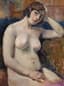 ELIE ANATOLE PAVIL (1873-1948)
Seated nude