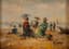 R. WILSON (20TH CENTURY)
Two ladies on the beach