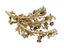 BROCHE ‘BOUQUET DE FLEURS’ DE STYLE ANTIQUE EN OR 18K DIAMANTS, RUBIS ET ÉMAIL, ANNEES 1960