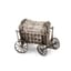SILVER WAGON WITH SHEAVES OF WHEAT
Russia, 19th century