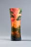 DAUM NANCY ART NOUVEAU  CAMEO VASE WITH SUNSET LANDSCAPE