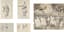 PETR WILLIAMS (1902-1947)
Set of six costume designs for the theatrical production 'The Decembrists', 1924:
