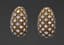 YELLOW GOLD AND DIAMOND EARRINGS, 1950S