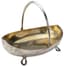 RUSSIAN SILVER-GILT SWING-HANDLED BASKET
Maker’s mark ‘IN’, Moscow, circa 1908 - 1917