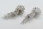 18K WHITE GOLD AND DIAMONDS EARRINGS, 1960-1965