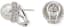 18K WHITE GOLD, DIAMOND AND PEARL EARRINGS