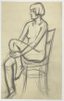 ALEXANDRA (ALICE)
BRUSCHETTI-MITROKHINA (1872–1942)
Seated Nude